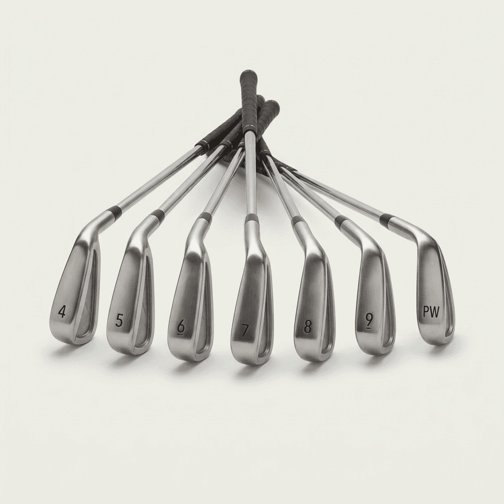 Tour Cavity Irons — studio photograph 1